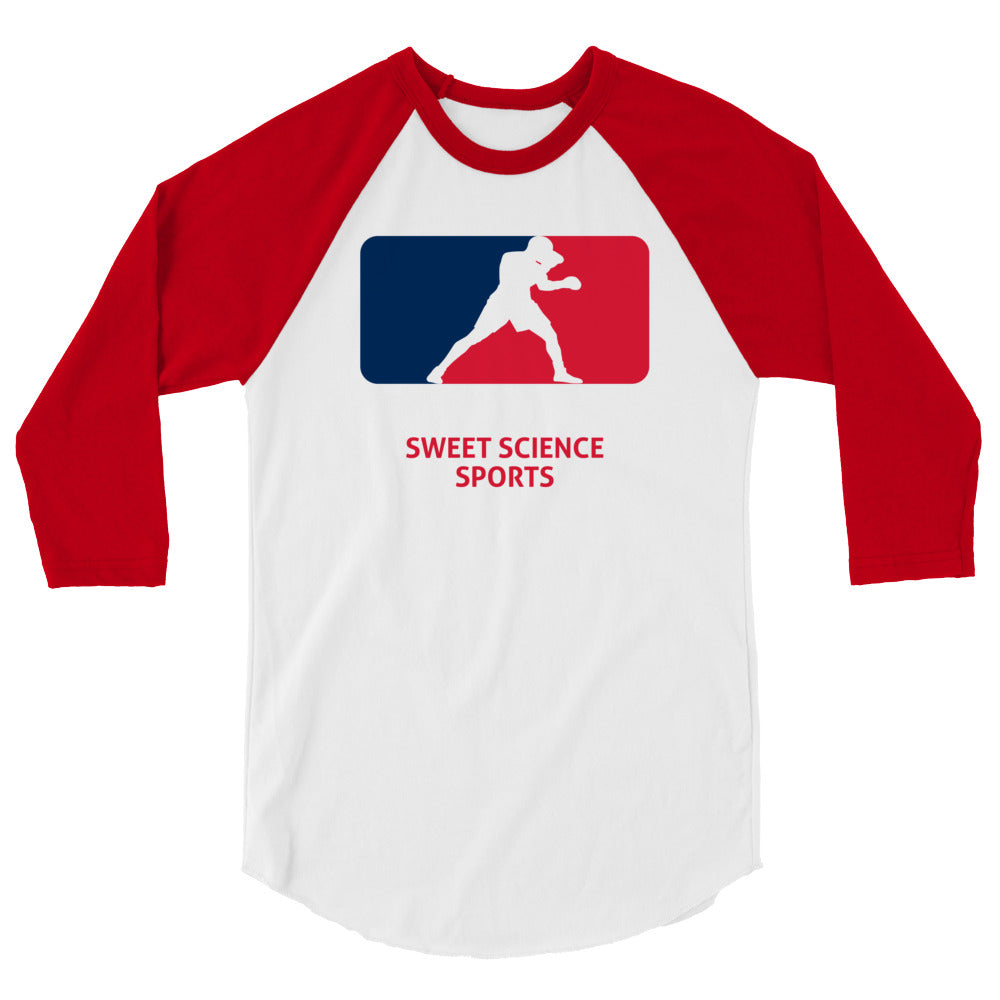 Sweet Science Sports The Boxer pt 2 3/4 sleeve raglan shirt