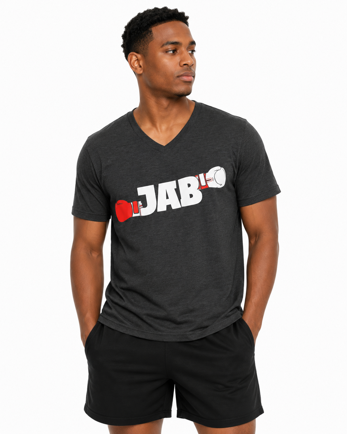 Sweet Science Sports Jab Unisex Short Sleeve V-Neck T-Shirt