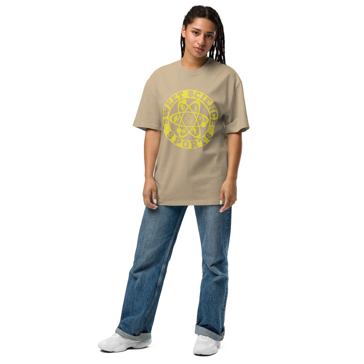 Sweet Science Sports Oversized faded t-shirt