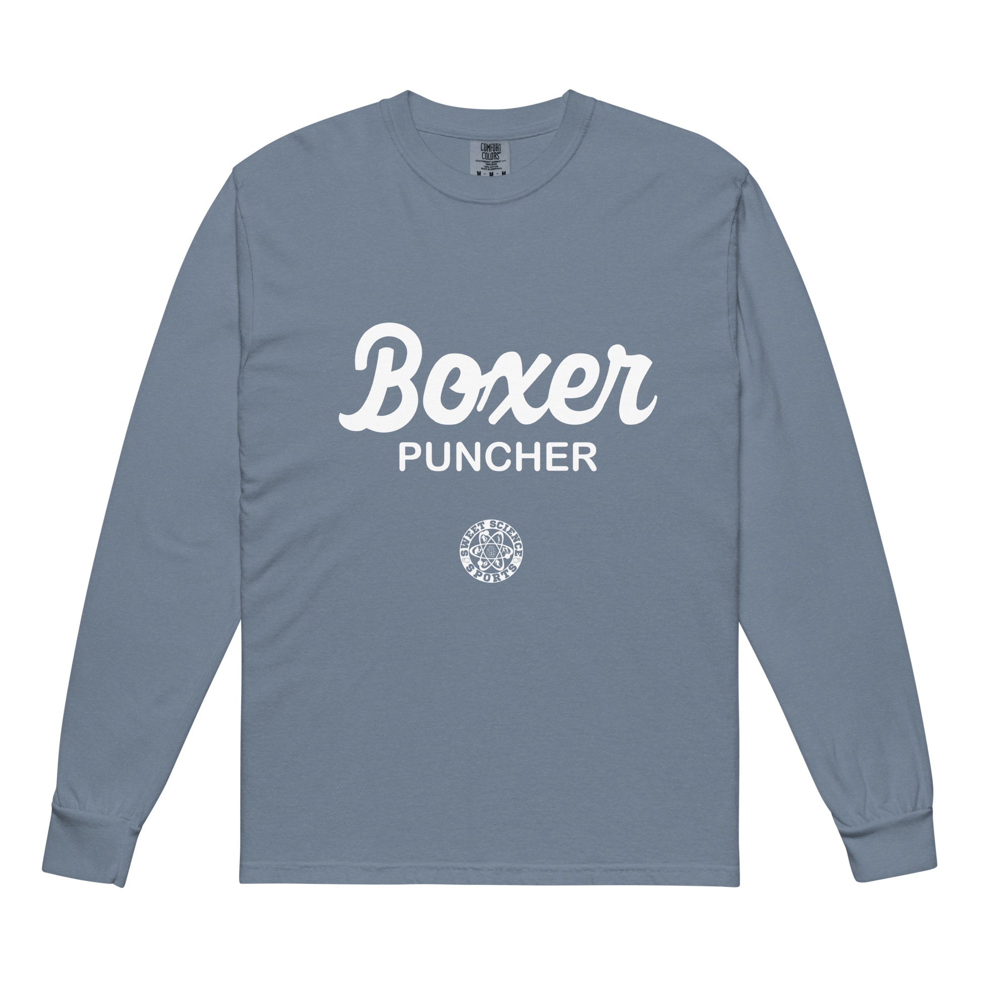 Sweet Science Sports Boxer Puncher Garment-dyed heavyweight long-sleeve shirt