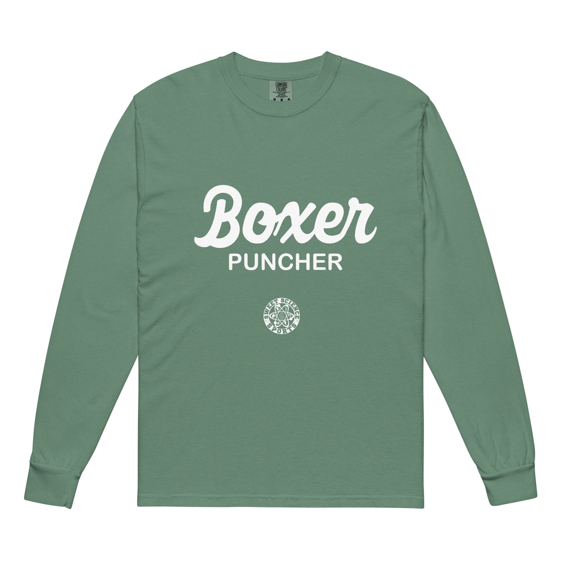 Sweet Science Sports Boxer Puncher Garment-dyed heavyweight long-sleeve shirt