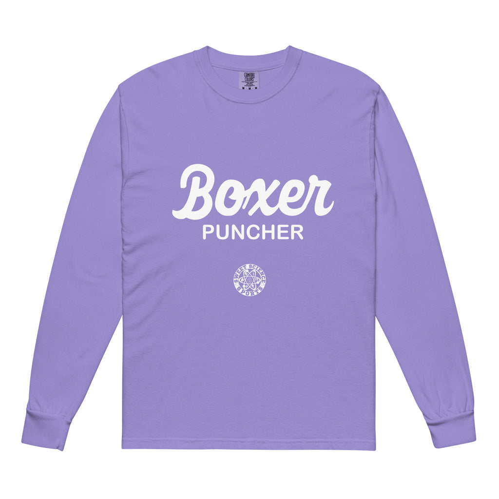 Sweet Science Sports Boxer Puncher Garment-dyed heavyweight long-sleeve shirt