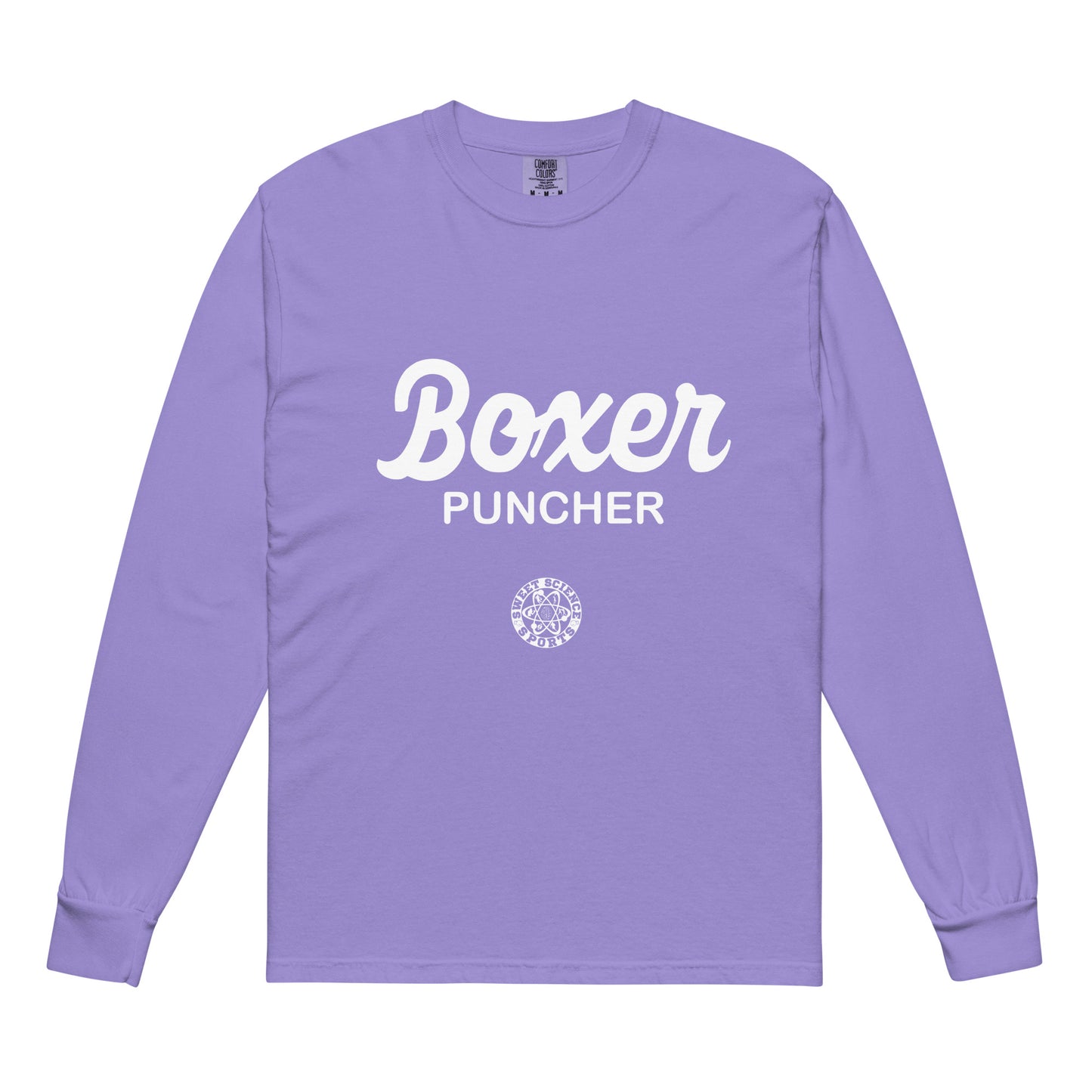 Sweet Science Sports Boxer Puncher Garment-dyed heavyweight long-sleeve shirt