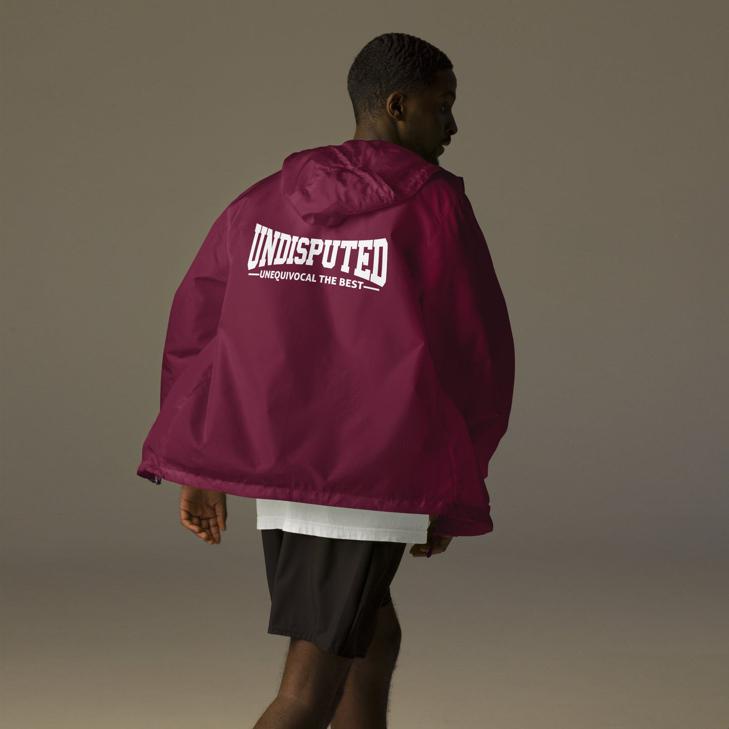 UNDISPUTED  lightweight zip up windbreaker