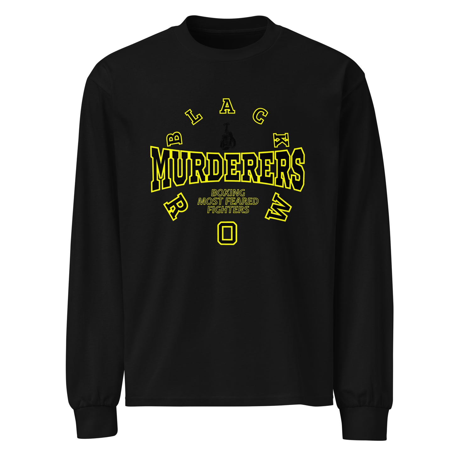 Sweet Science Sports Black Murderers Row Premium heavyweight long sleeve shirt