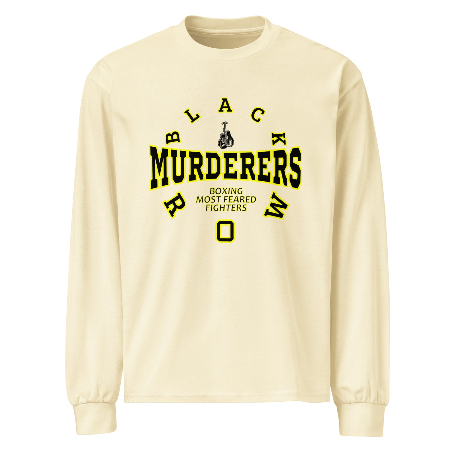 Sweet Science Sports Black Murderers Row Premium heavyweight long sleeve shirt