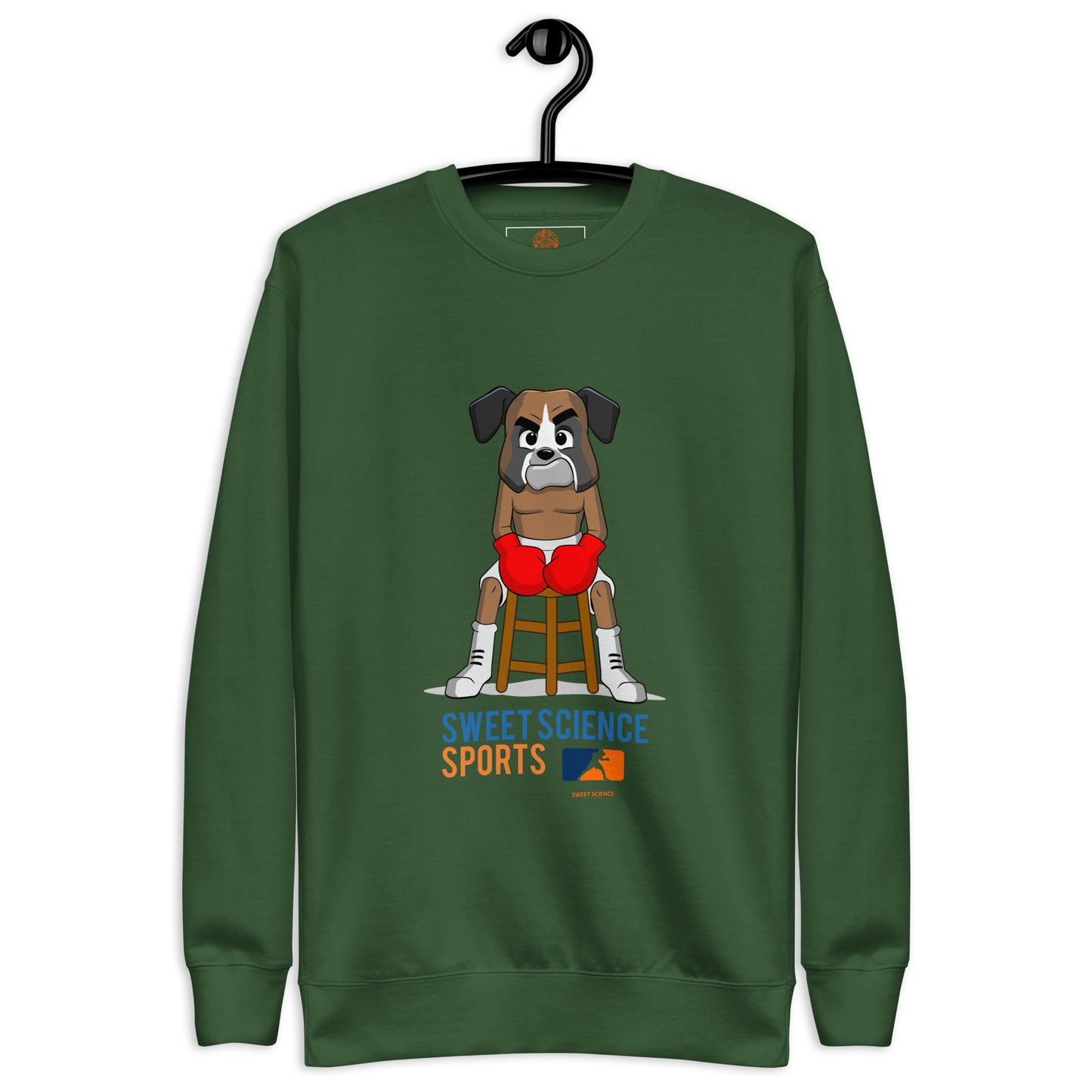 Sweet Science Sports Boxer Dog  Sweatshirt