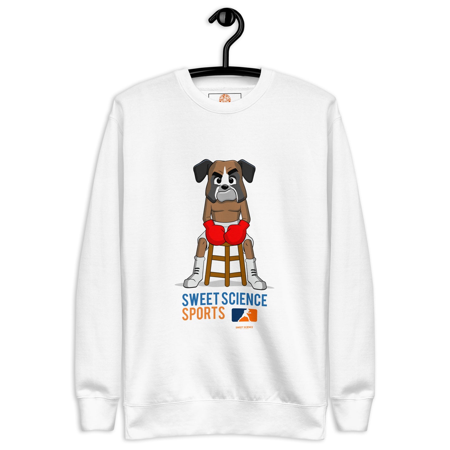 Sweet Science Sports Boxer Dog  Sweatshirt