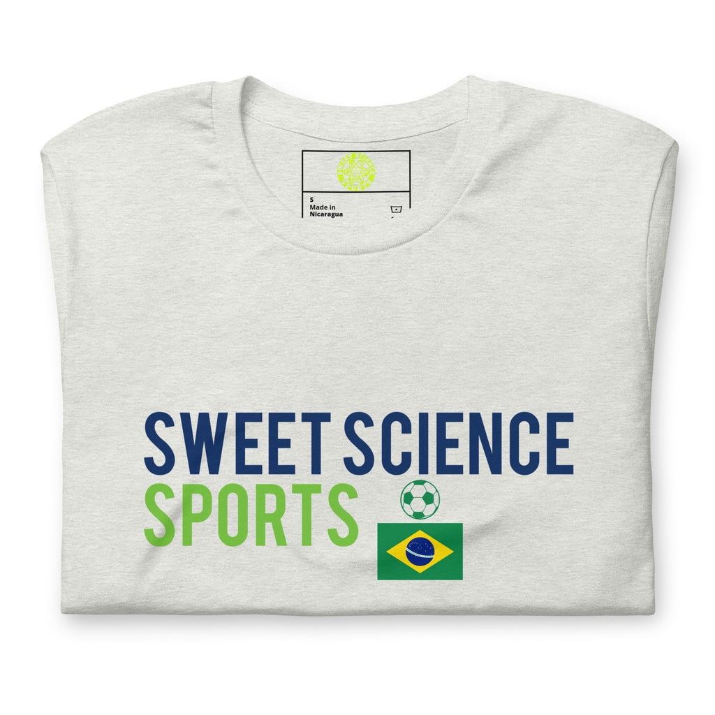 Sweet Science Sports Brazil Futbol  t-shirt