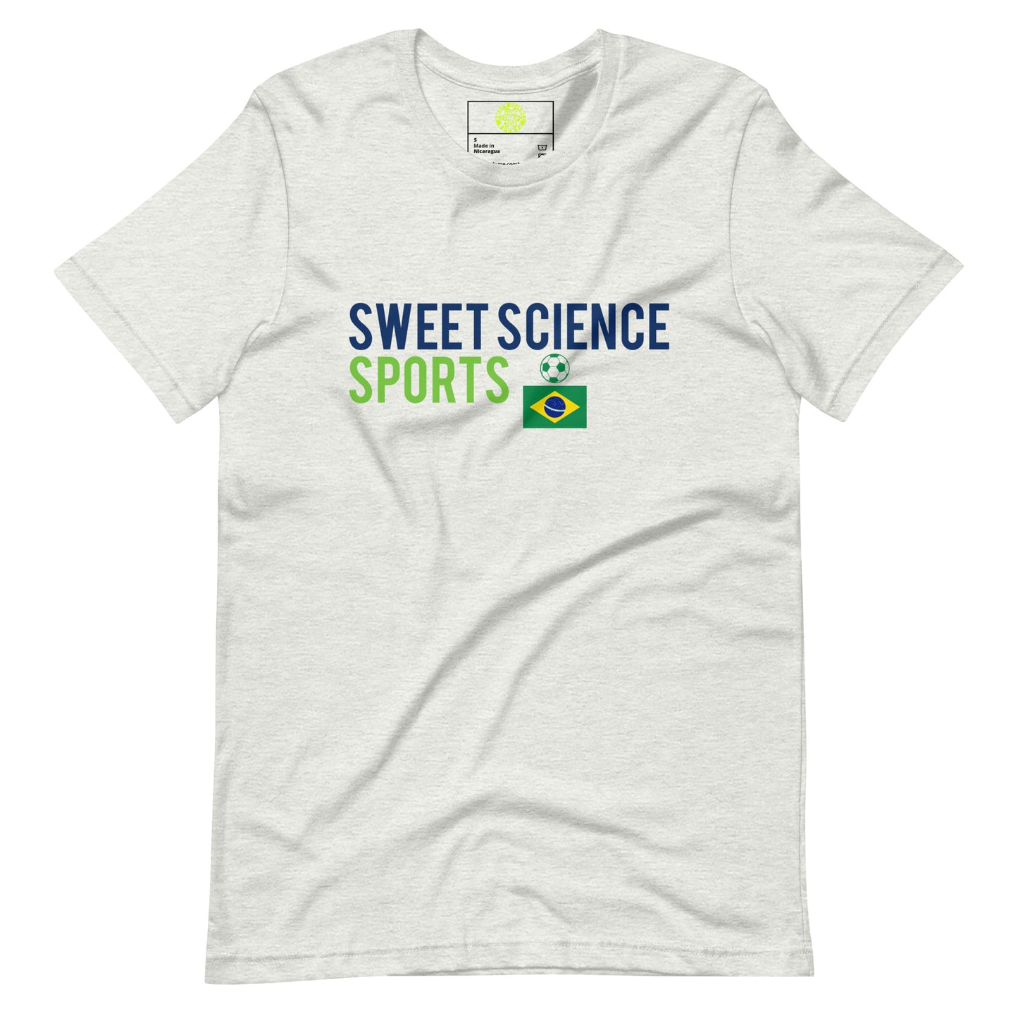 Sweet Science Sports Brazil Futbol  t-shirt