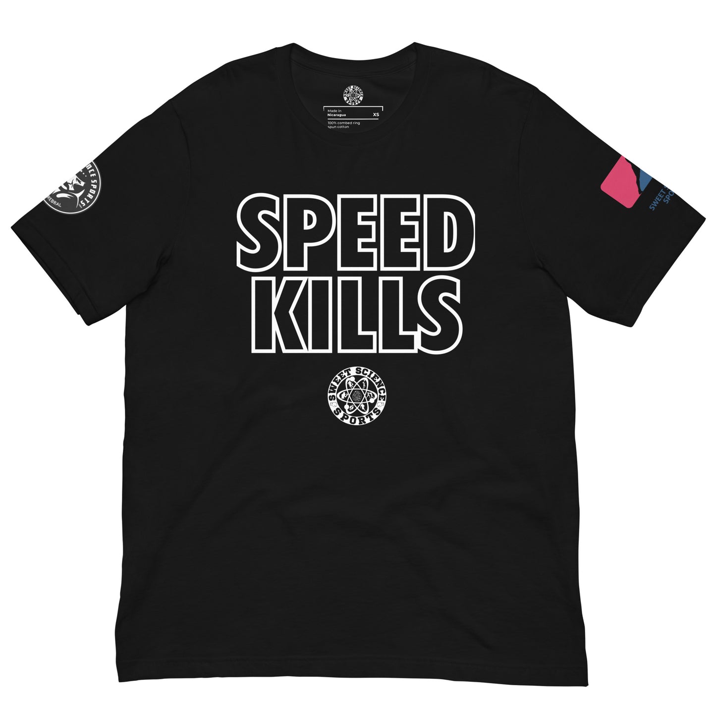Sweet Science Sports Speed Kills  t-shirt