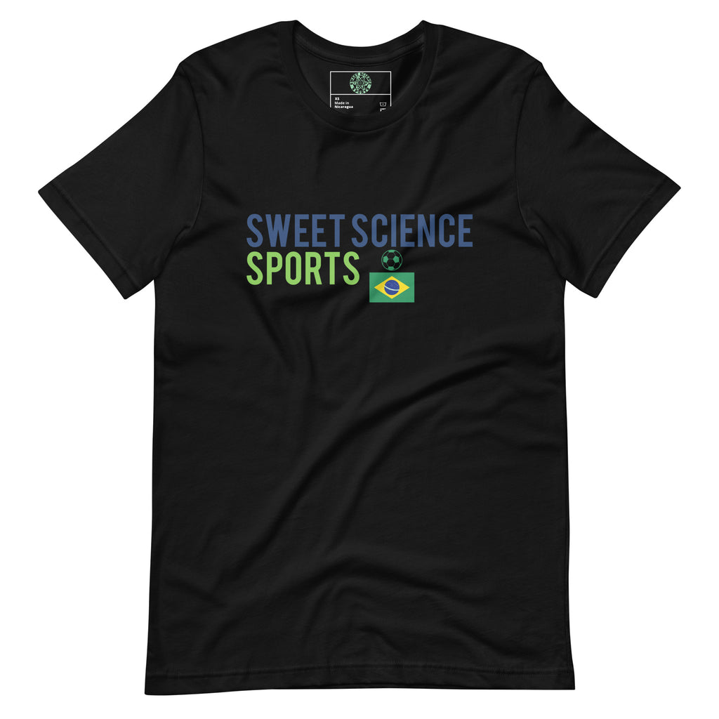 Sweet Science Sports Brazil Futbol  t-shirt