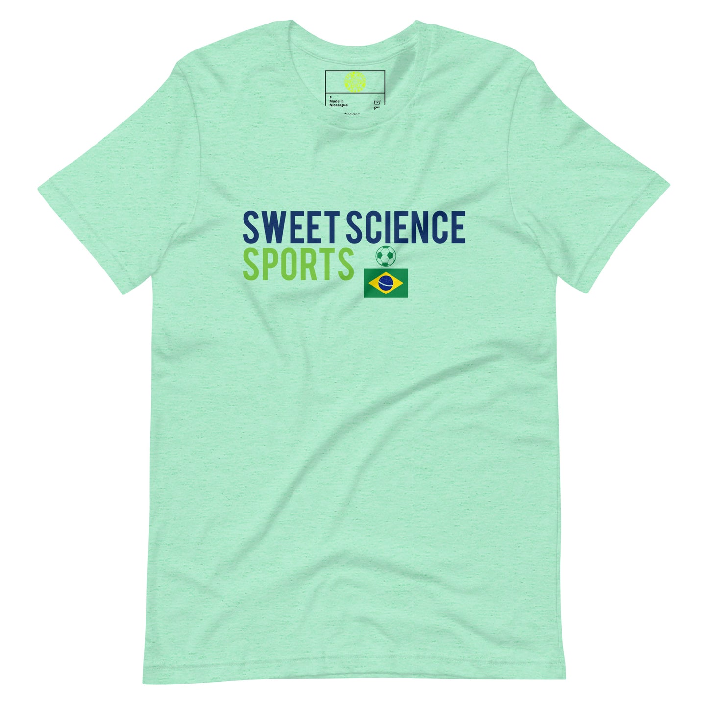 Sweet Science Sports Brazil Futbol  t-shirt