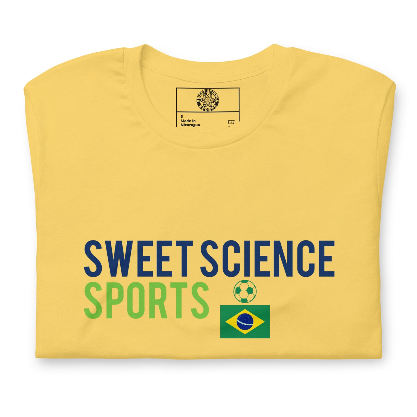 Sweet Science Sports Brazil Futbol  t-shirt