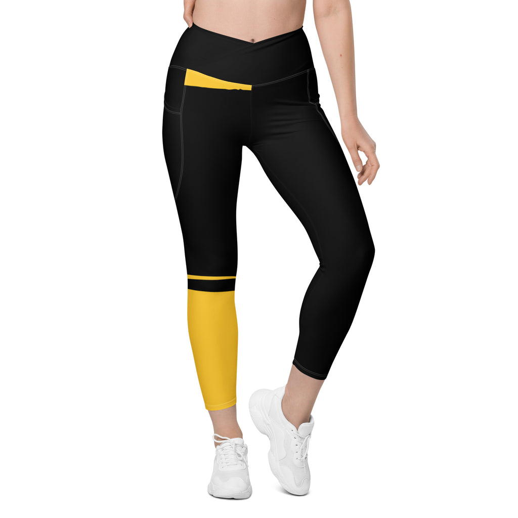 Sweet Science Sports Crossover leggings with pockets