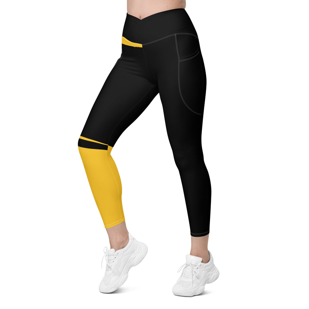 Sweet Science Sports Crossover leggings with pockets