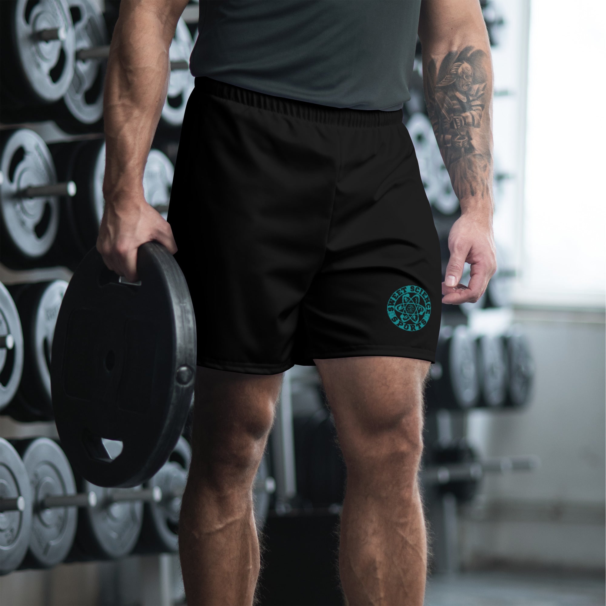 Sweet Science Sports Logo Men's Athletic Long Shorts