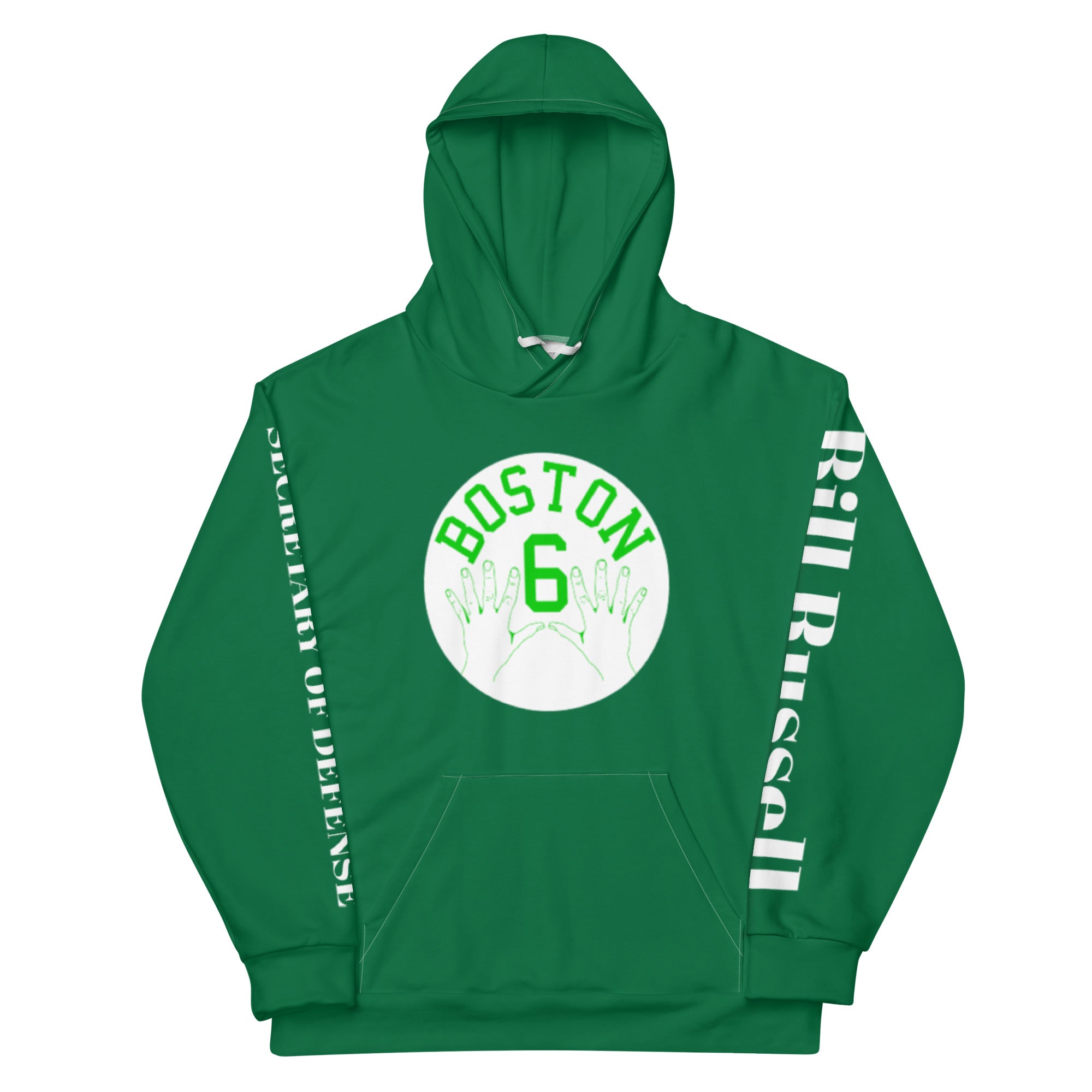 Sweet Science Sports Bill Russell More Rings Than Fingers  Hoodie