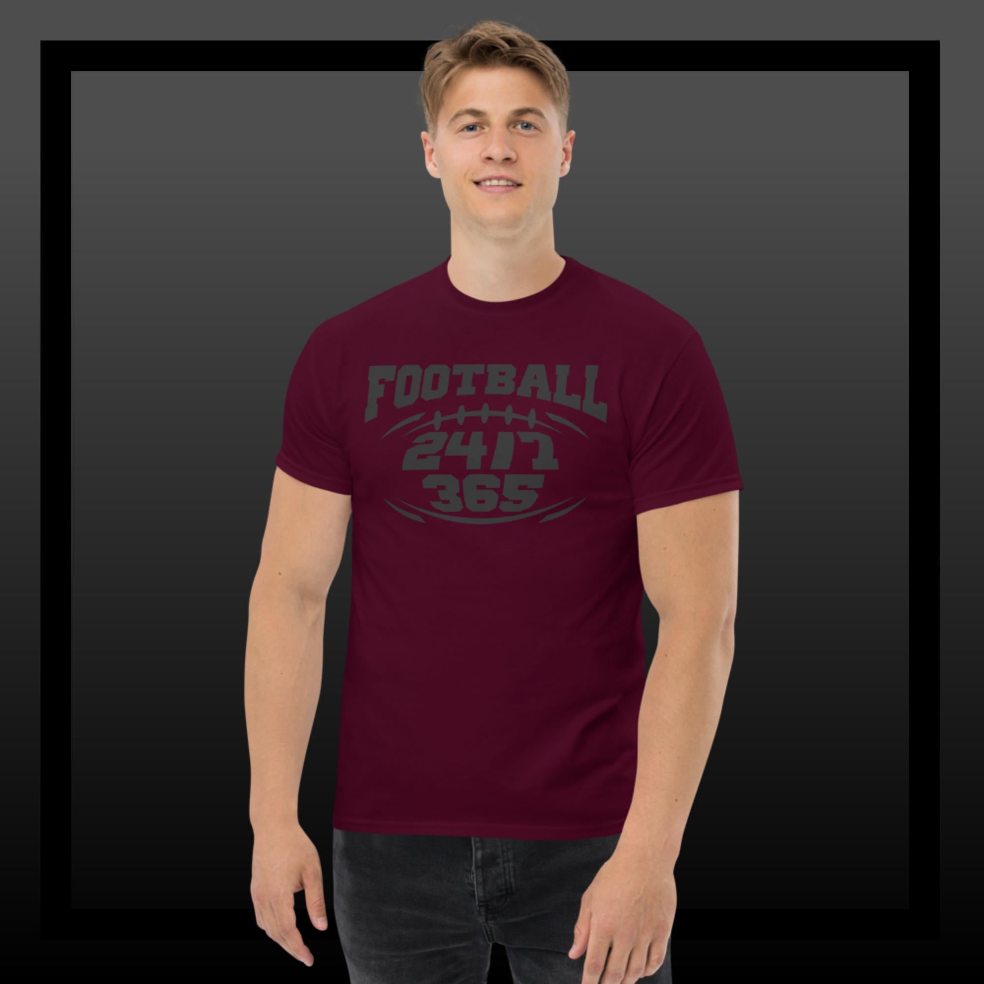 Sweet Science Sports Football 24/7/365  Men's classic tee