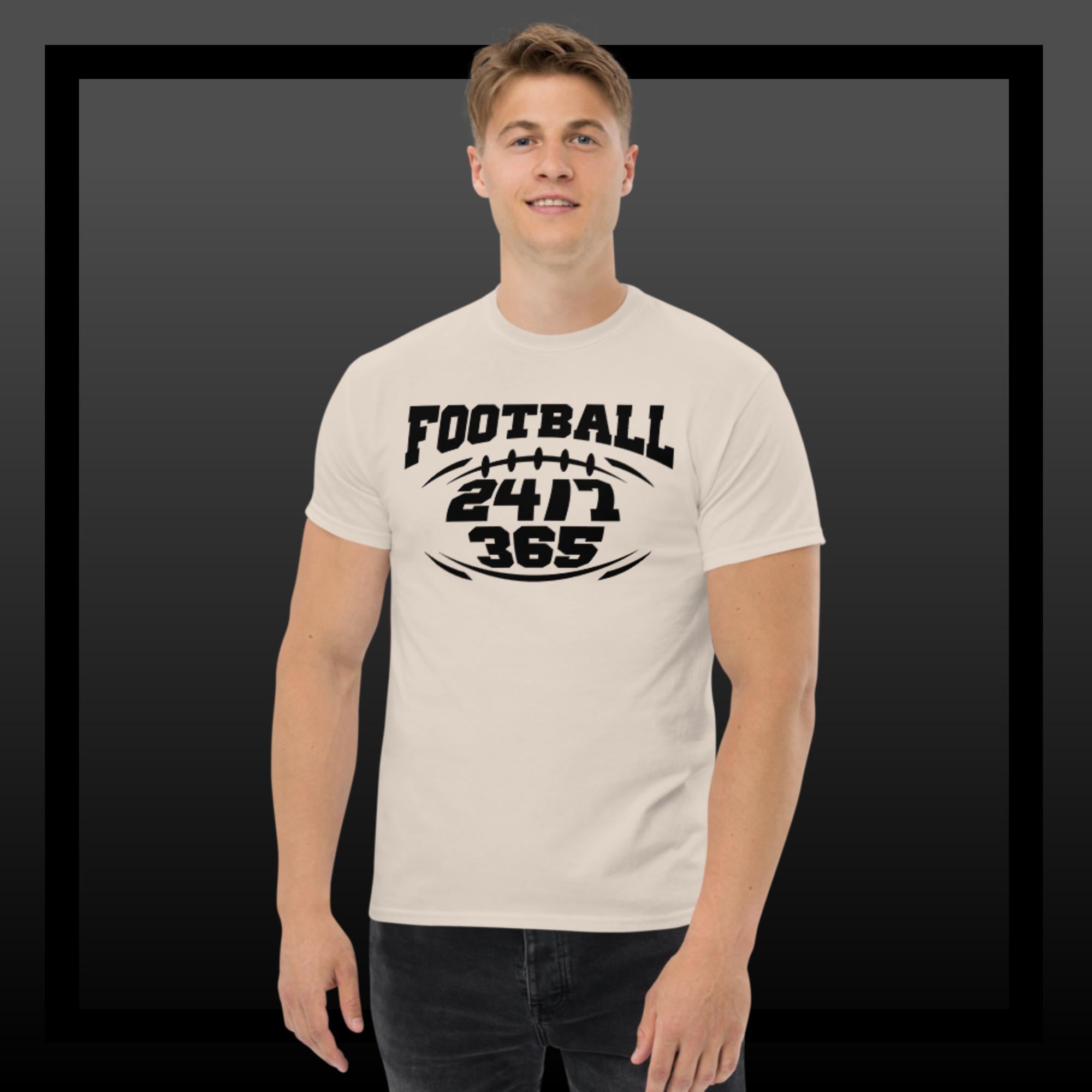 Sweet Science Sports Football 24/7/365  Men's classic tee