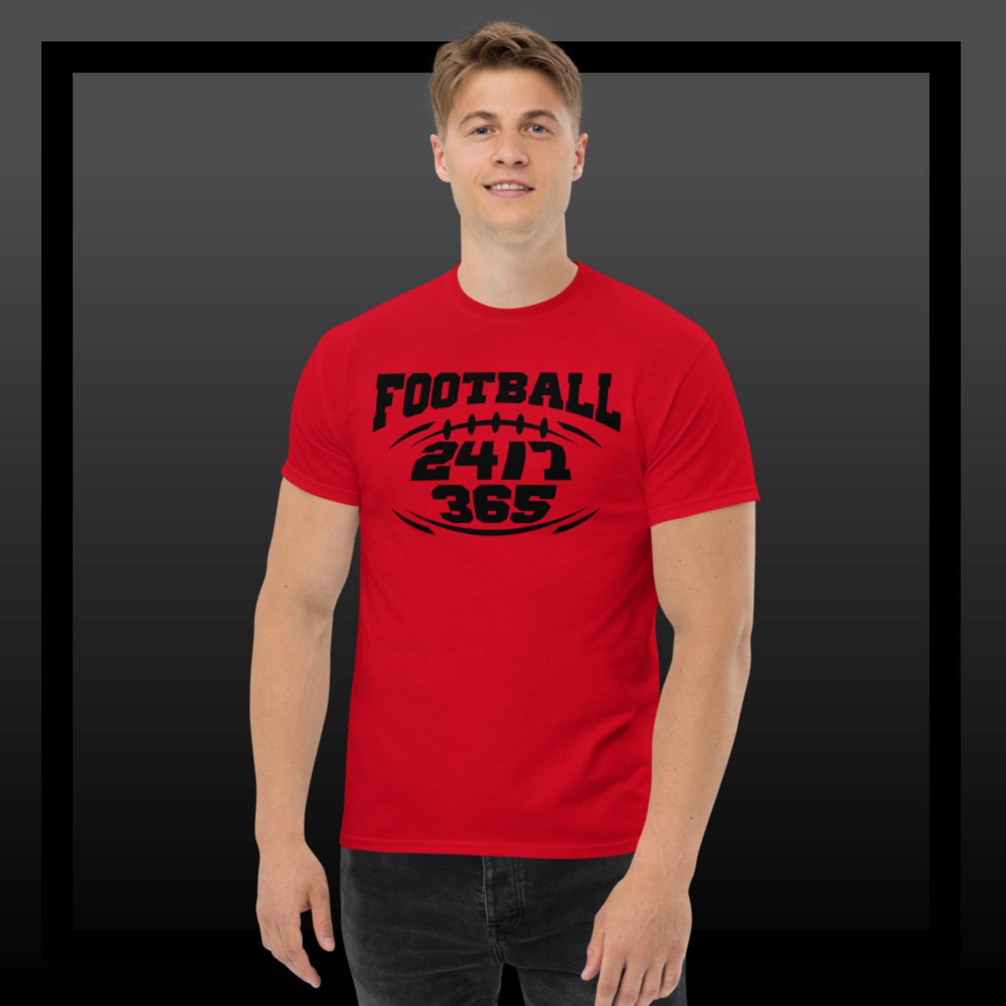 Sweet Science Sports Football 24/7/365  Men's classic tee