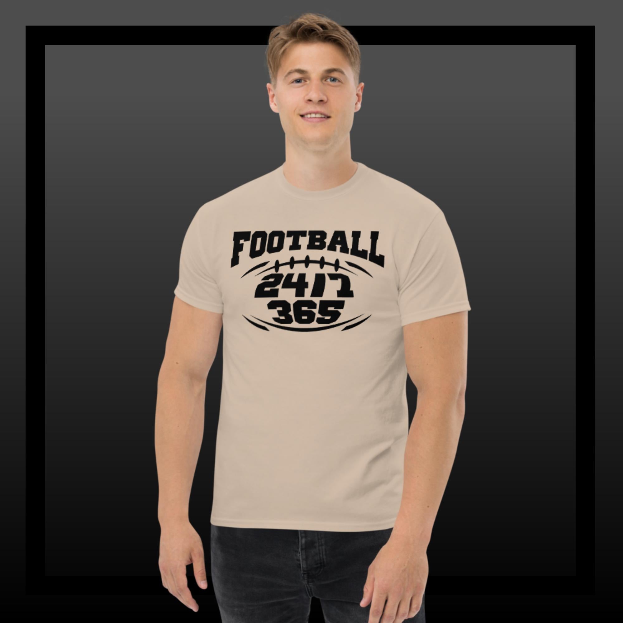 Sweet Science Sports Football 24/7/365  Men's classic tee