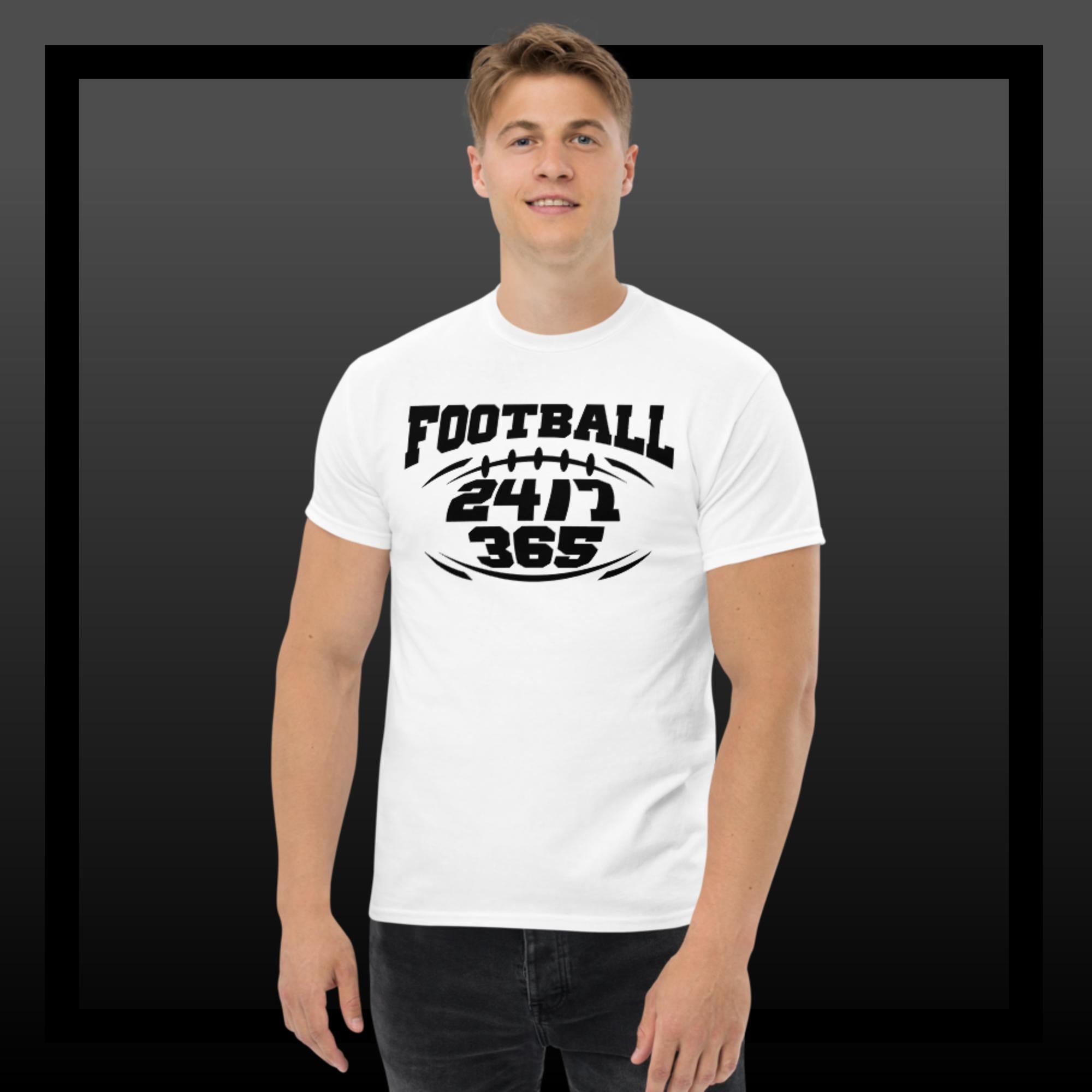 Sweet Science Sports Football 24/7/365  Men's classic tee