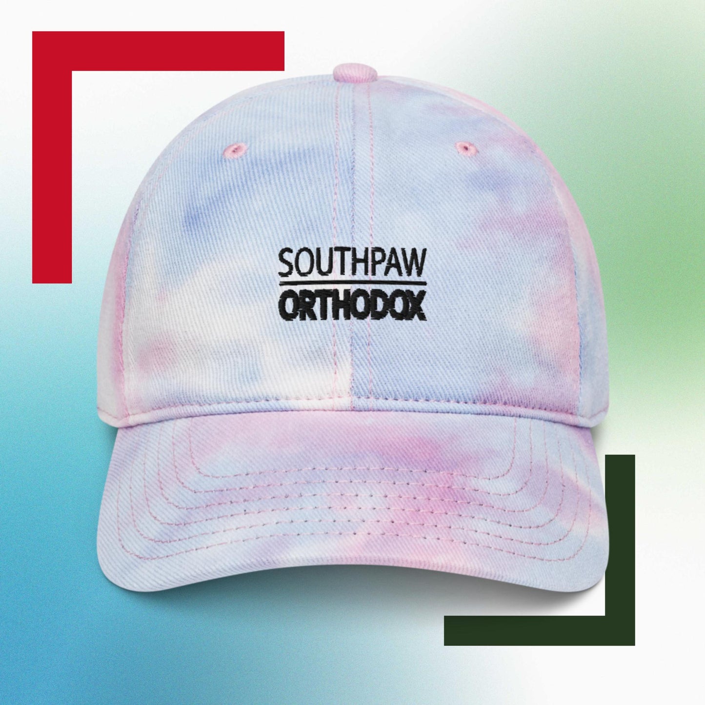 Sweet Science Sports Southpaw Orthodox Tie dye hat
