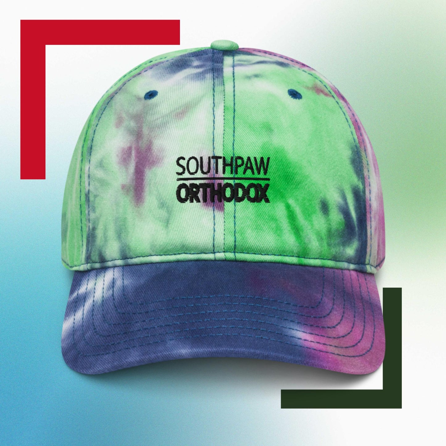 Sweet Science Sports Southpaw Orthodox Tie dye hat