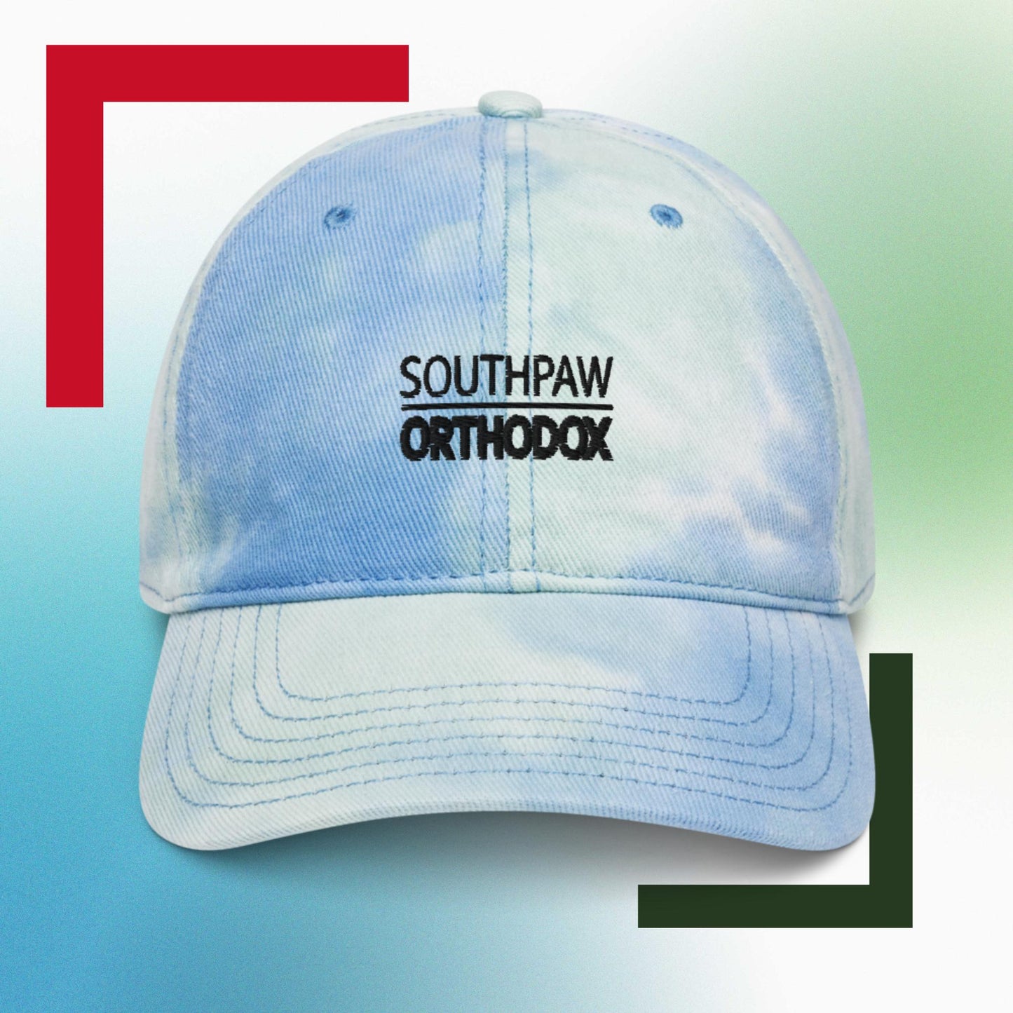 Sweet Science Sports Southpaw Orthodox Tie dye hat