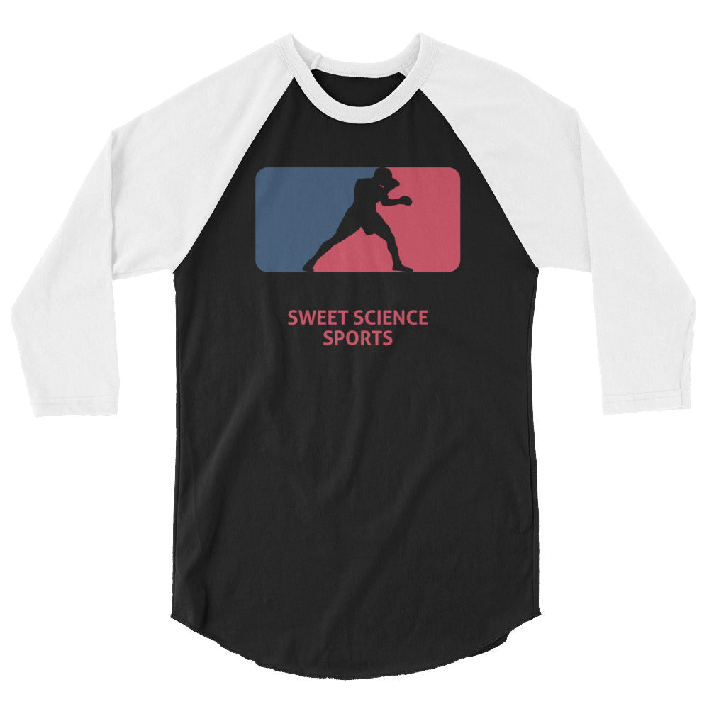 Sweet Science Sports The Boxer pt 2 3/4 sleeve raglan shirt