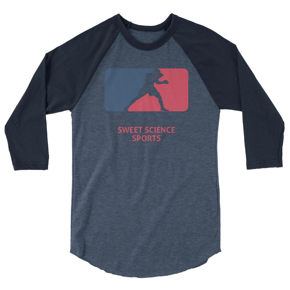 Sweet Science Sports The Boxer pt 2 3/4 sleeve raglan shirt