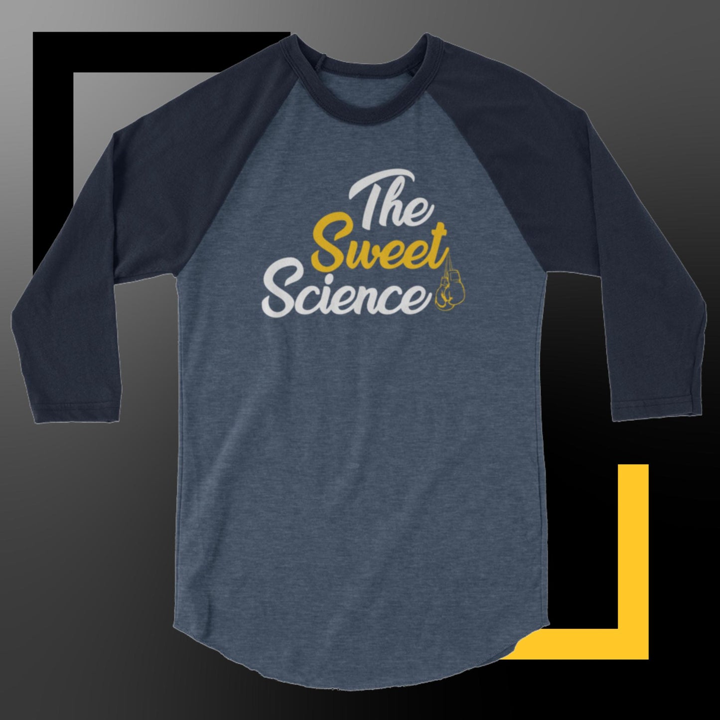 Sweet Science Sports The Sweet Science 3/4 sleeve raglan shirt
