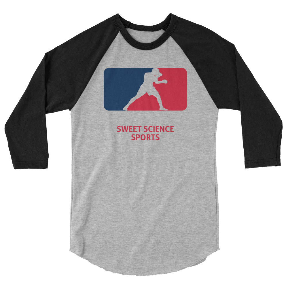 Sweet Science Sports The Boxer pt 2 3/4 sleeve raglan shirt