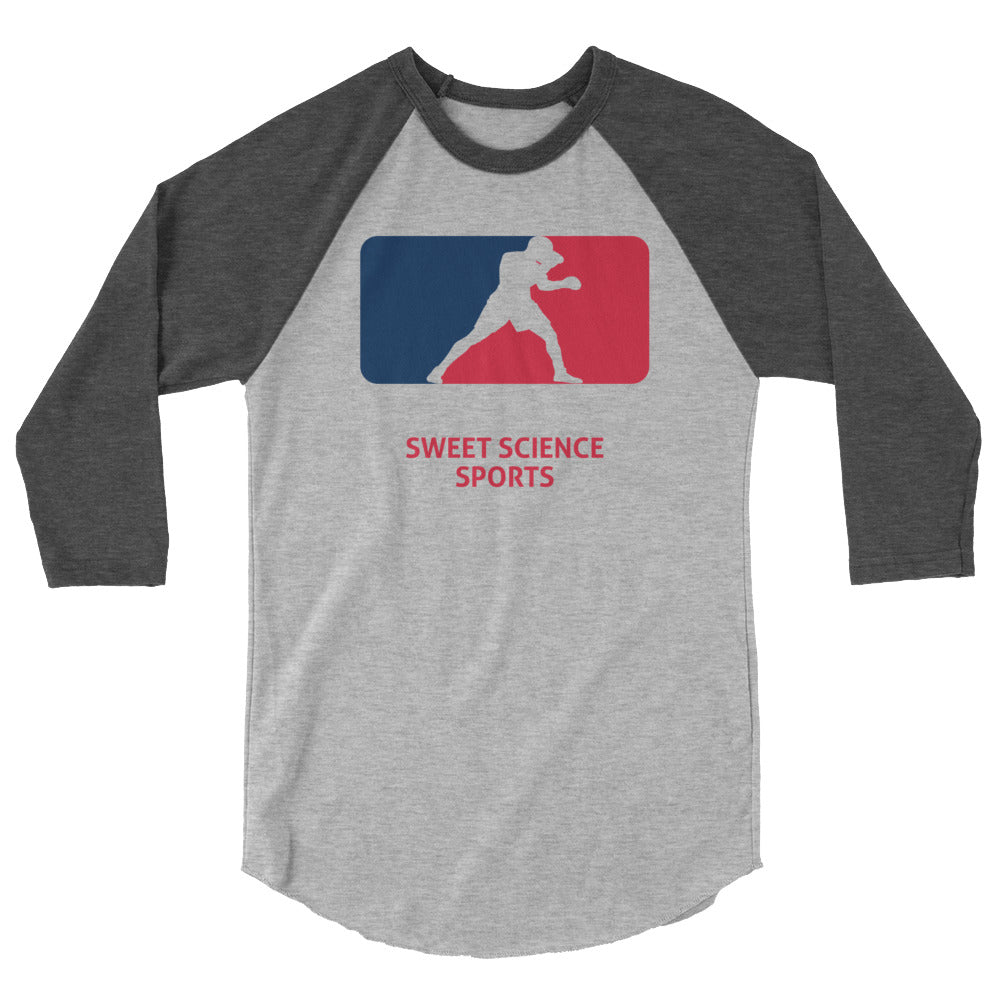 Sweet Science Sports The Boxer pt 2 3/4 sleeve raglan shirt