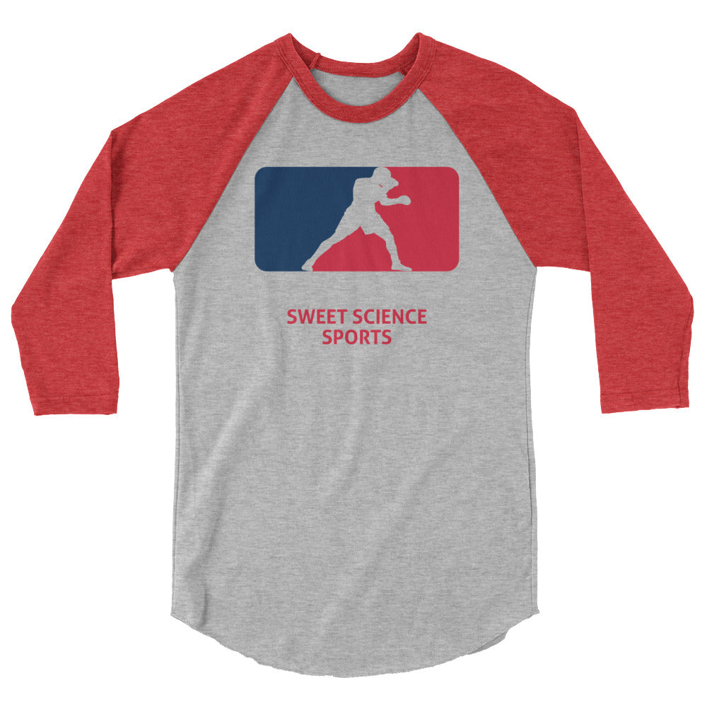 Sweet Science Sports The Boxer pt 2 3/4 sleeve raglan shirt