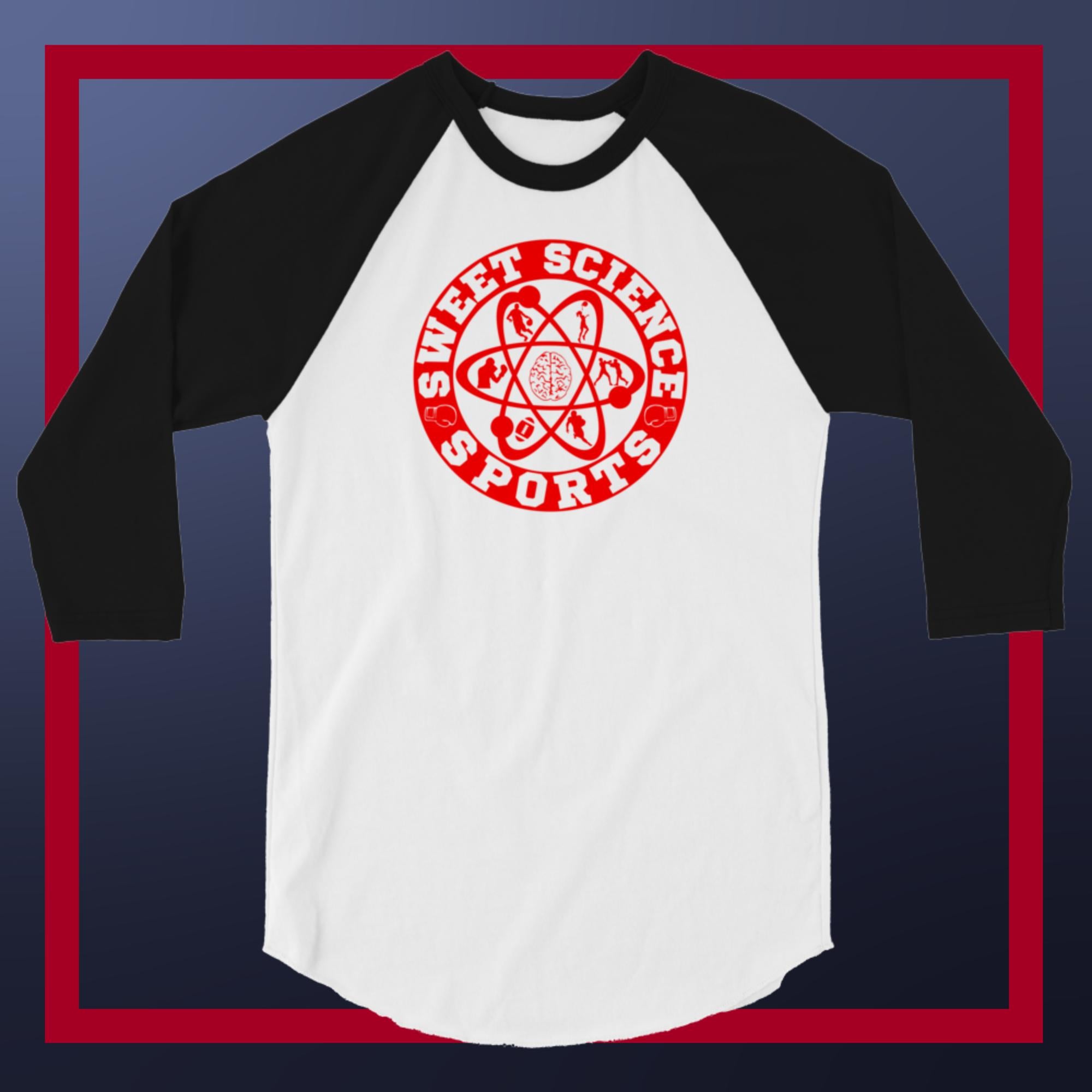 Sweet Science Sports 3/4 sleeve raglan shirt