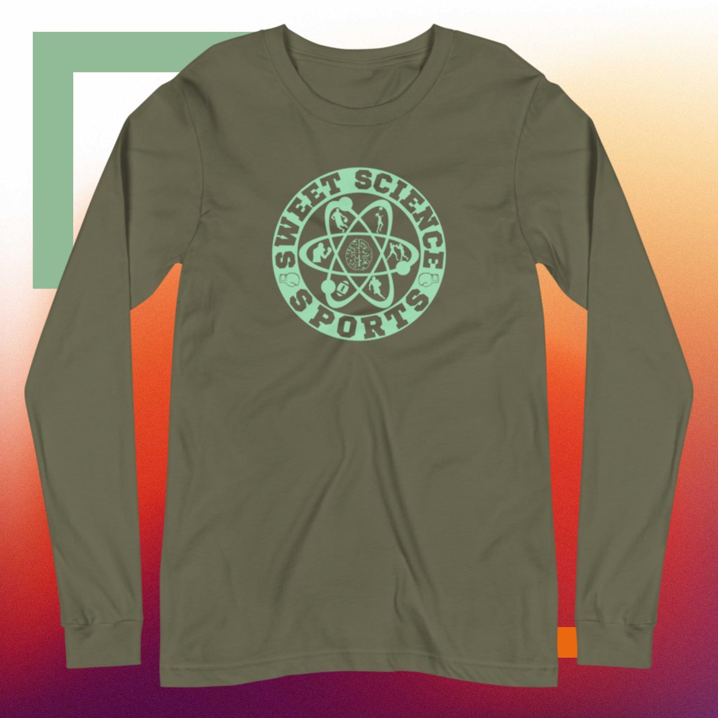 Sweet Science Sports Logo  Long Sleeve Tee