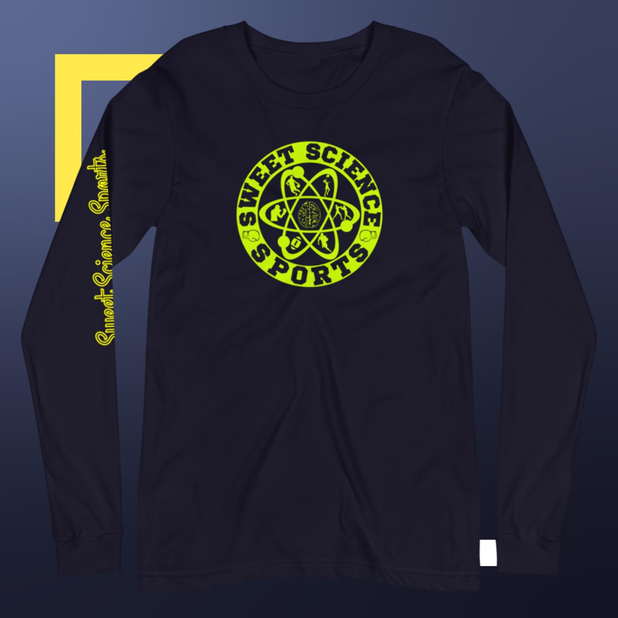 Sweet Science Sports Logo  Long Sleeve Tee