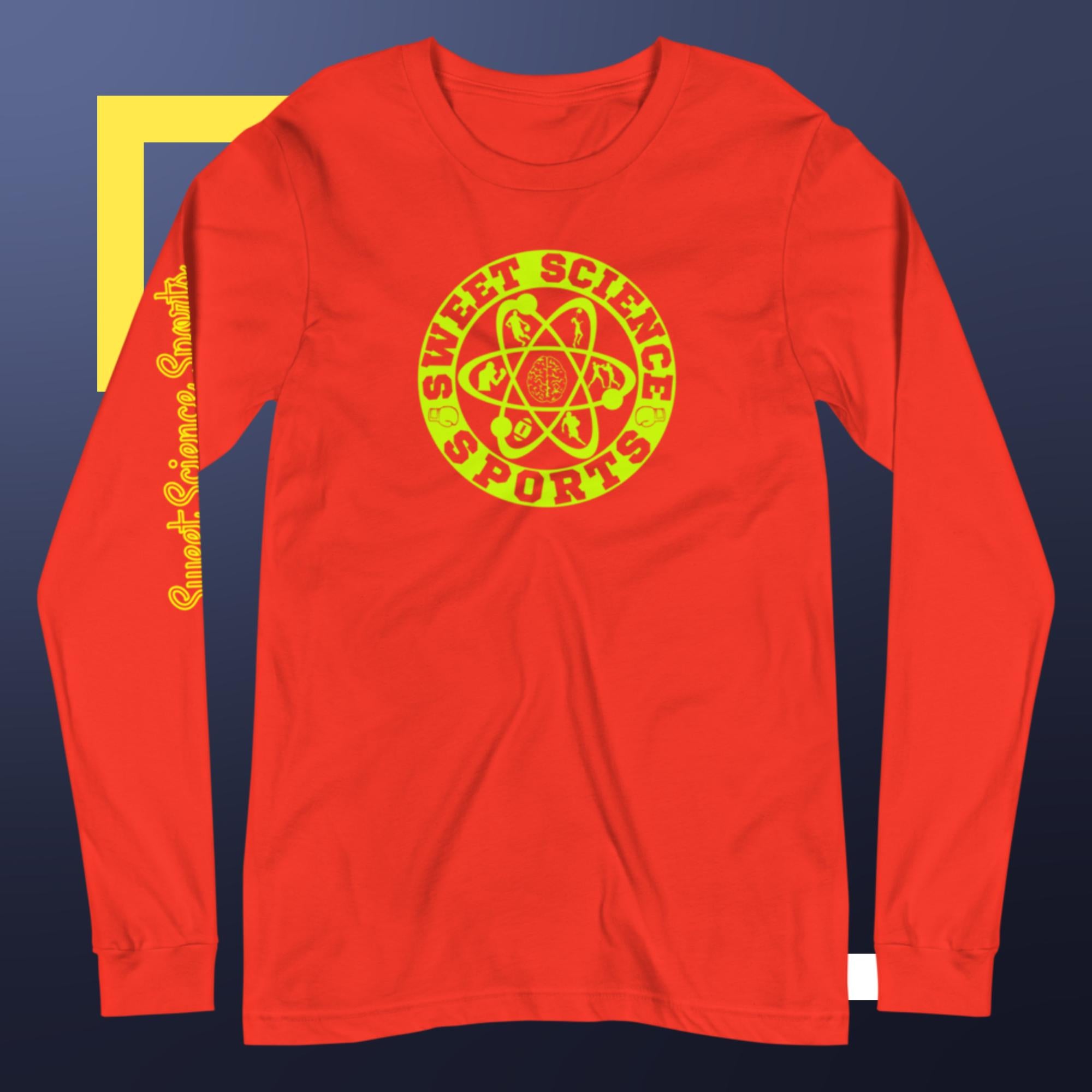 Sweet Science Sports Logo  Long Sleeve Tee