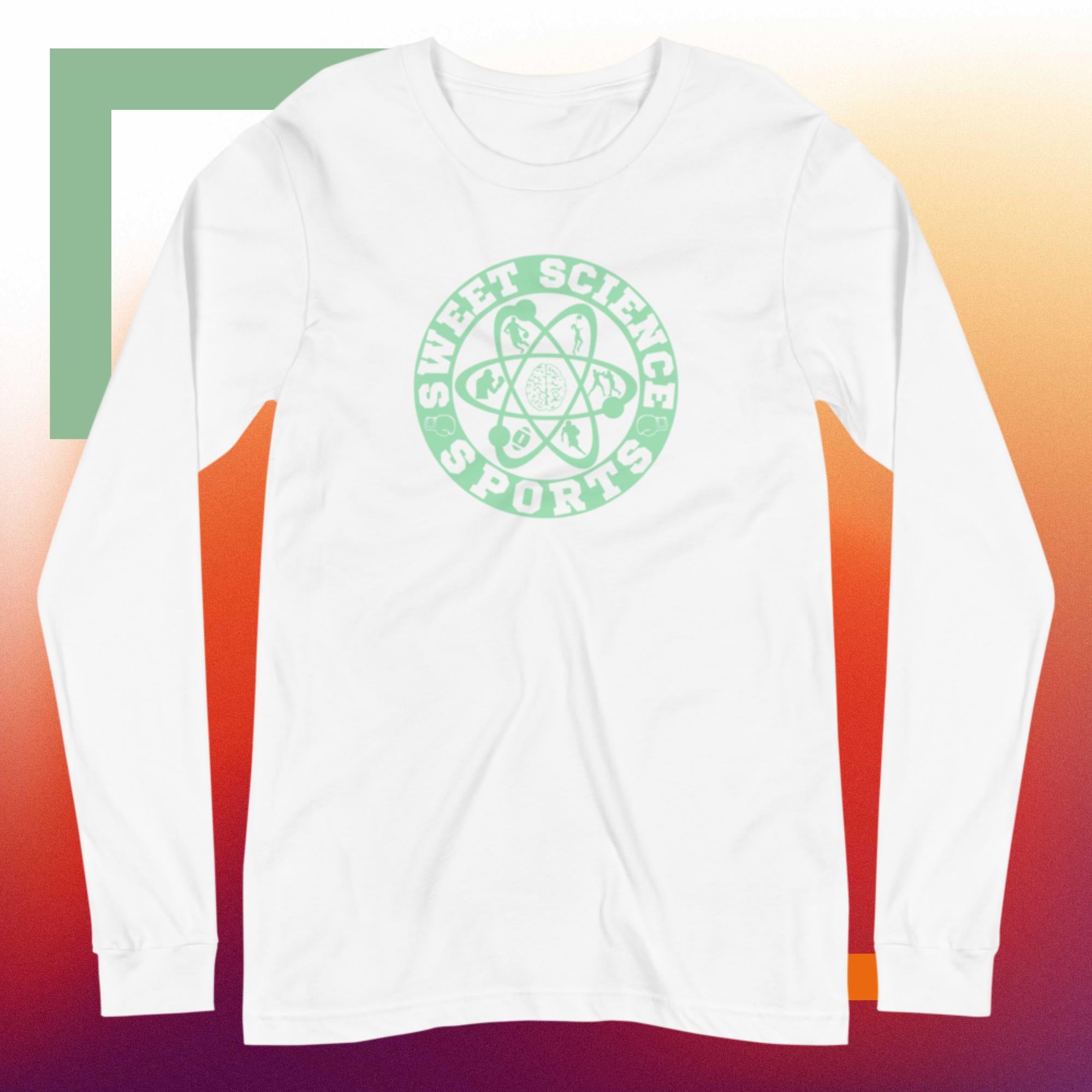 Sweet Science Sports Logo  Long Sleeve Tee