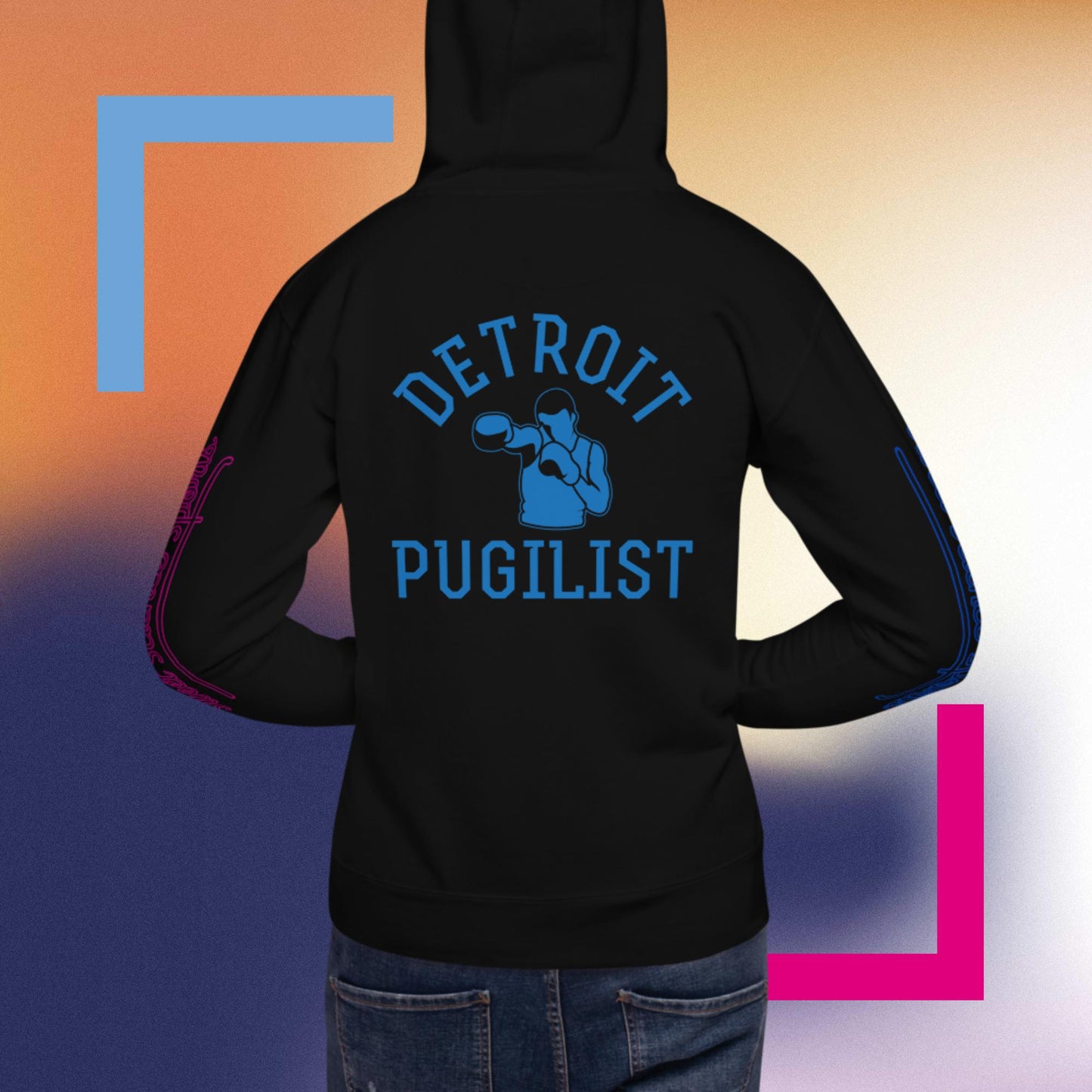 Sweet Science Sports Detroit Pugilist  Hoodie