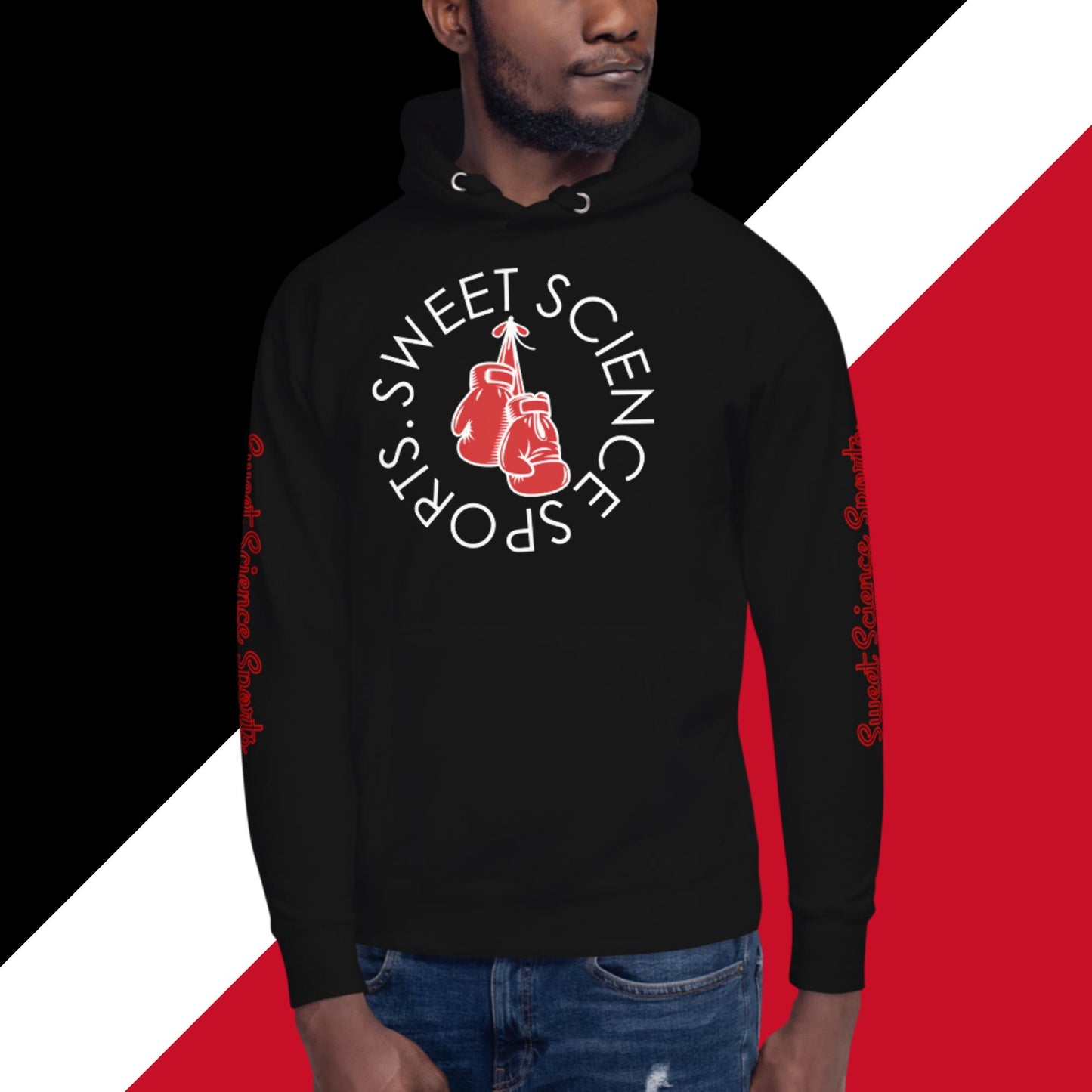 Sweet Science Sports New Jersey Pugilist  Hoodie