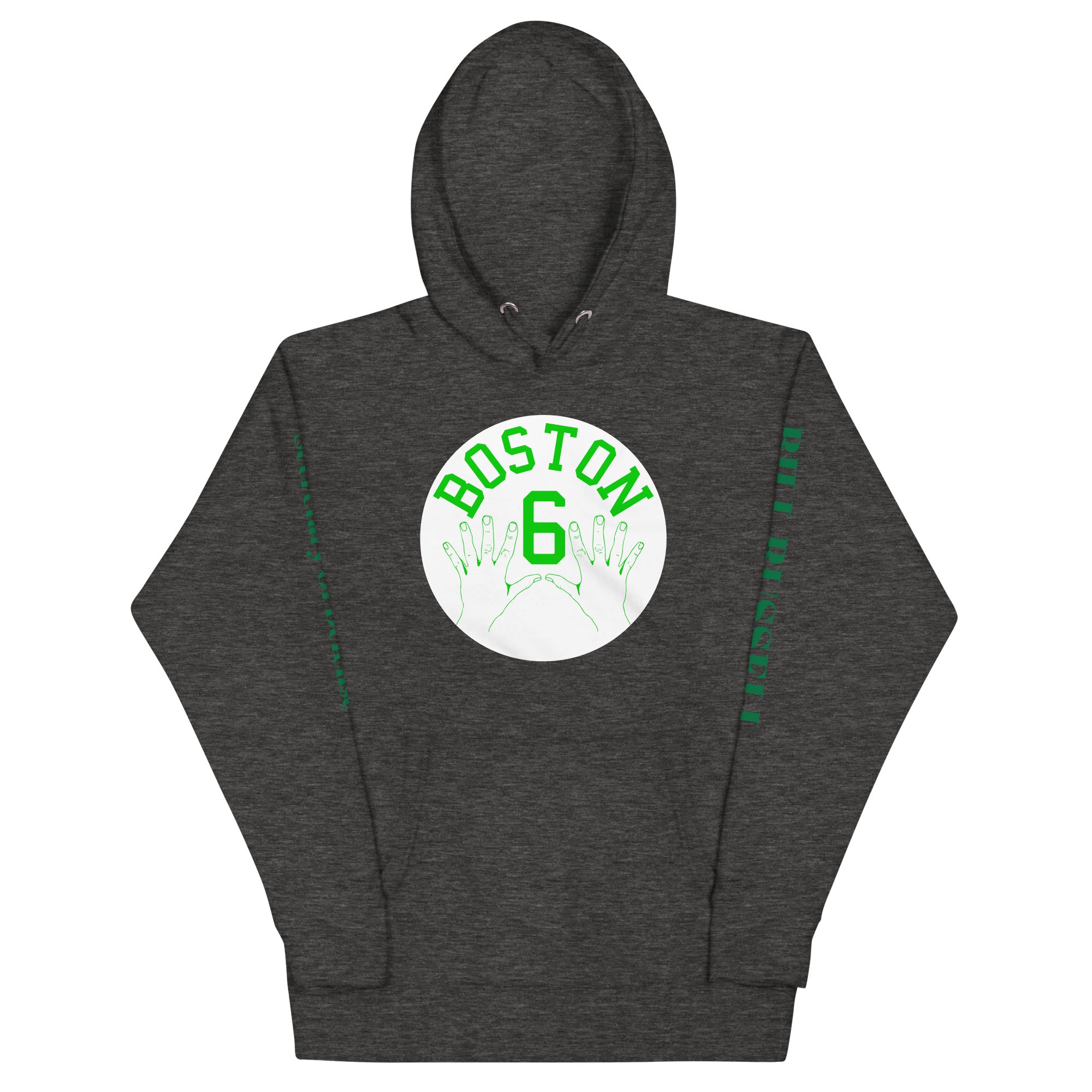 Sweet Science Sports Bill Russell More Rings Than Fingers  Hoodie