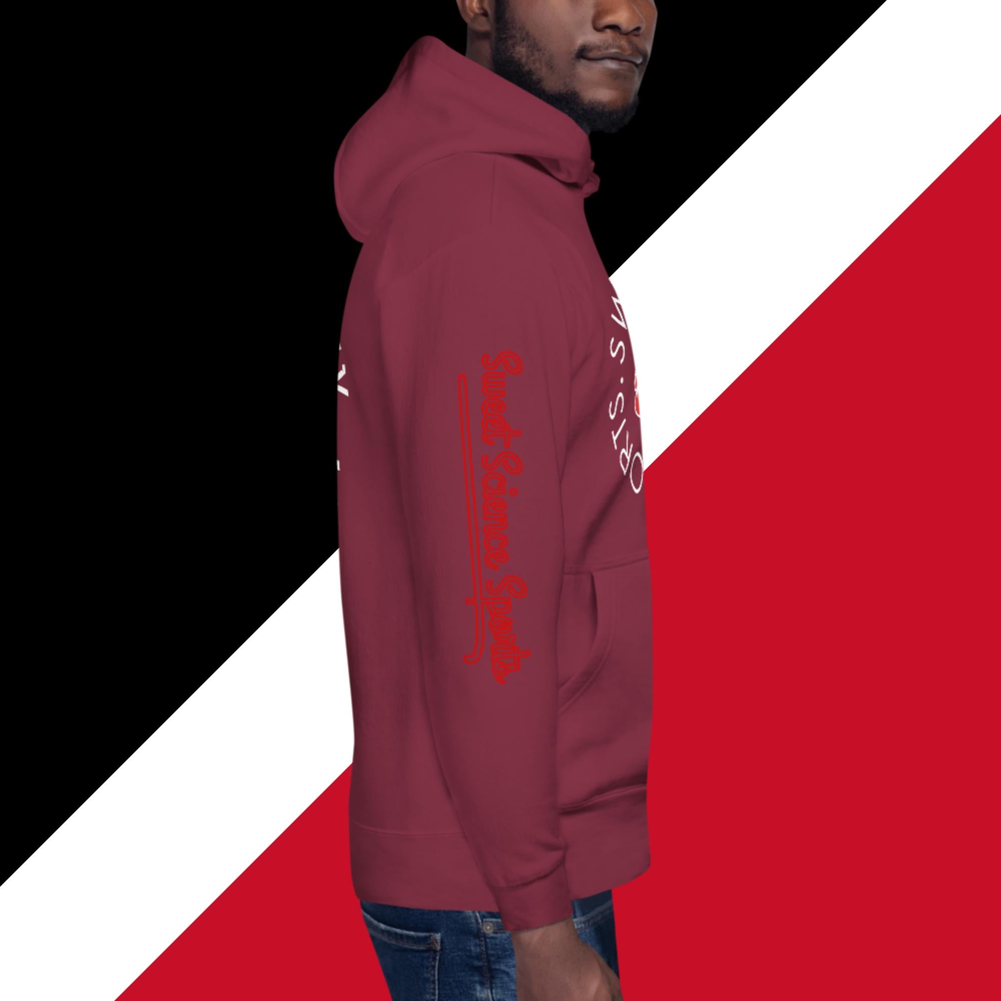 Sweet Science Sports New Jersey Pugilist  Hoodie