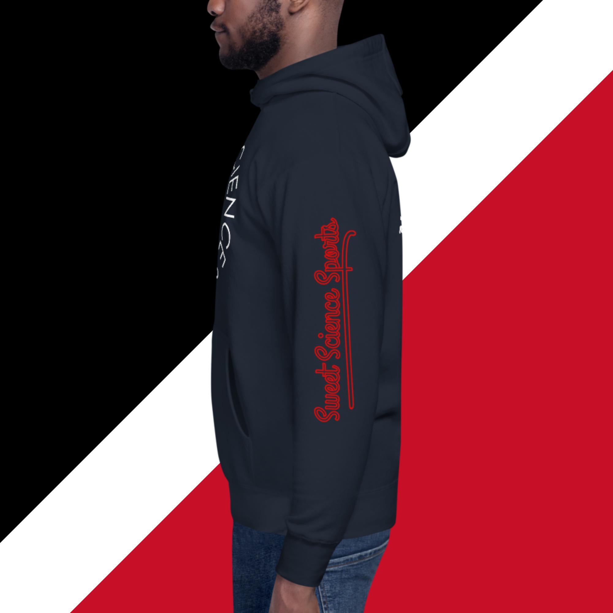 Sweet Science Sports New Jersey Pugilist  Hoodie