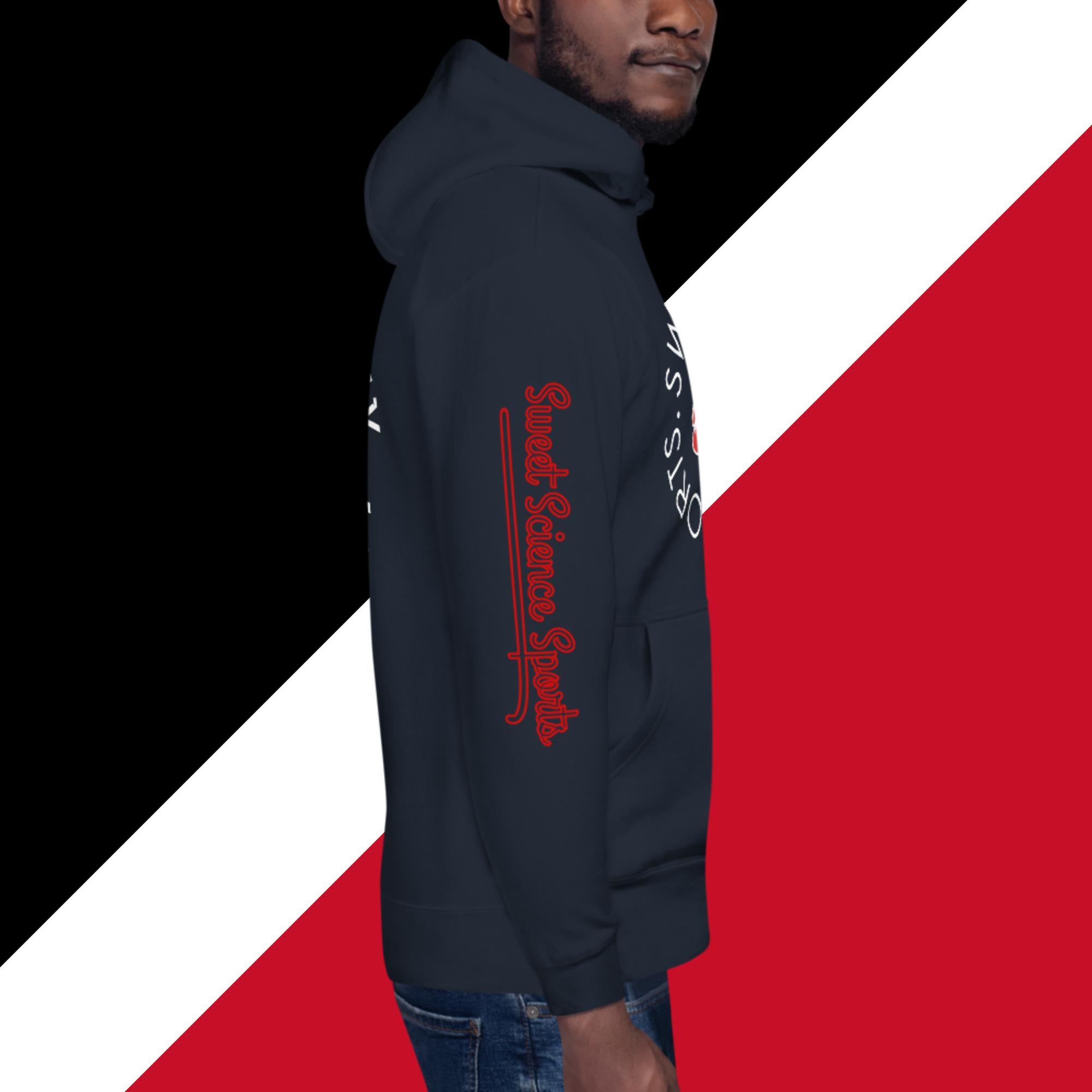 Sweet Science Sports New Jersey Pugilist  Hoodie