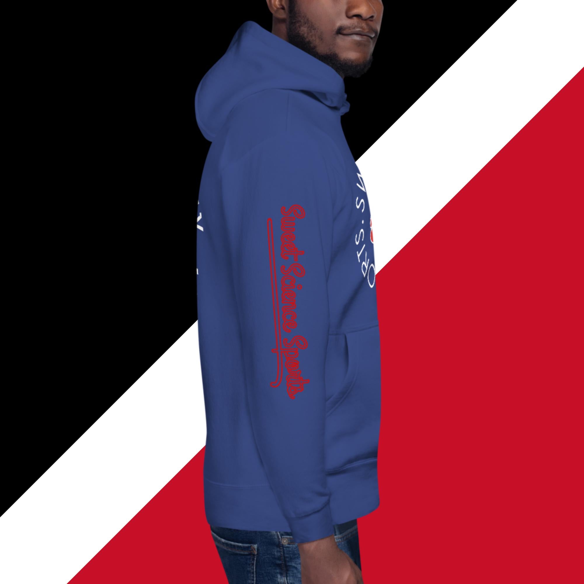 Sweet Science Sports New Jersey Pugilist  Hoodie