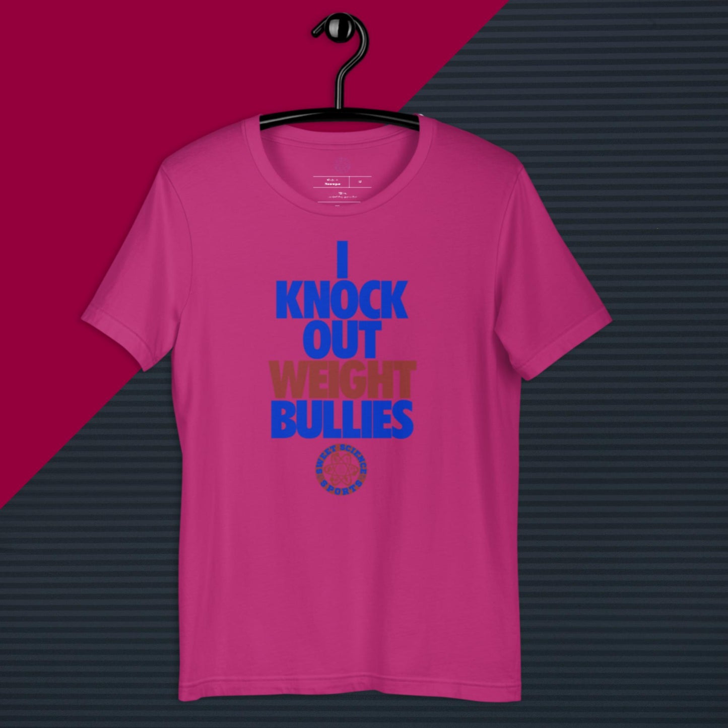 Sweet Science Sports I Knock Out Weight Bullies  t-shirt