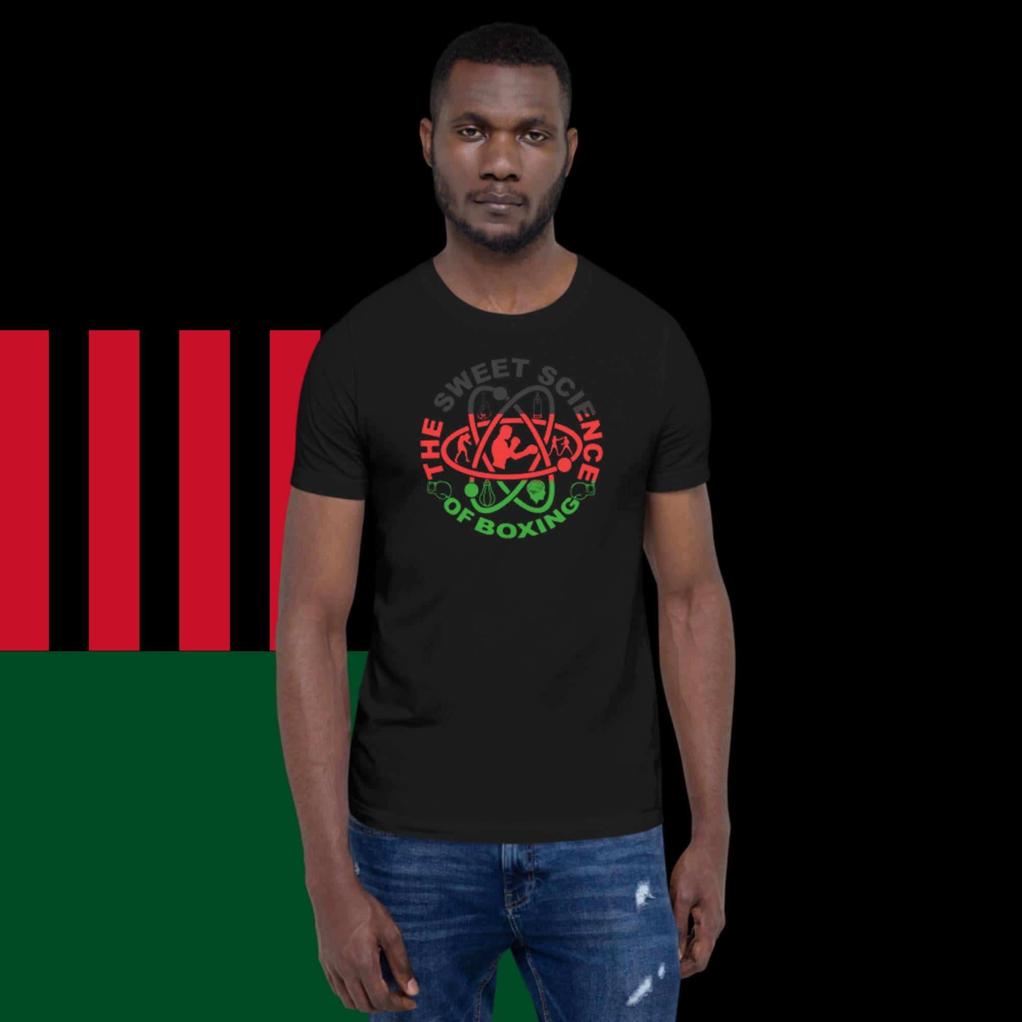 Sweet Science Sports Black Style Boxing t-shirt
